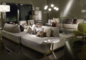 furniture: BALTIMORA MODULAR SOFA THANKS TO ITS MOVABLE BACKREST AND MULTIPLE SEATS, THE CASUAL-CHIC BALTIMORA SOFA FITS INTO ANY ENVIRONMENT. ORIGINAL AND CHARMING, IT OFFERS AN INFORMAL SITTING AND IS PARTICULARLY SUITABLE FOR CONTEMPORARY SETTINGS. | ARCHONTIKIS - ROBERTO CAVALLI
