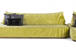 furniture: BALTIMORA MODULAR SOFA THANKS TO ITS MOVABLE BACKREST AND MULTIPLE SEATS, THE CASUAL-CHIC BALTIMORA SOFA FITS INTO ANY ENVIRONMENT. ORIGINAL AND CHARMING, IT OFFERS AN INFORMAL SITTING AND IS PARTICULARLY SUITABLE FOR CONTEMPORARY SETTINGS. | ARCHONTIKIS - ROBERTO CAVALLI