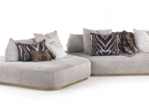 furniture: BALTIMORA MODULAR SOFA THANKS TO ITS MOVABLE BACKREST AND MULTIPLE SEATS, THE CASUAL-CHIC BALTIMORA SOFA FITS INTO ANY ENVIRONMENT. ORIGINAL AND CHARMING, IT OFFERS AN INFORMAL SITTING AND IS PARTICULARLY SUITABLE FOR CONTEMPORARY SETTINGS. | ARCHONTIKIS - ROBERTO CAVALLI