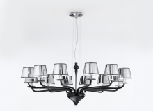 lighting: MURANO KRONLEUCHTER DIAM. 126CM H 53CM | SYL