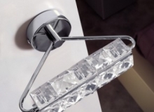 lighting: KRISTALL WAND ODER DECKENLAMPE 20 X 15CM, LEUCHTSTÄRKE MAX 80W | MARCH