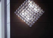 lighting: KRISTALL QUADRATISCHE WANDLAMPE, 27X27CM ODER 40X40CM ODER 60X60CM ODER 80X80CM | MARCH