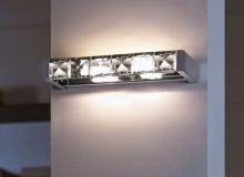 lighting: KRISTALL WANDLAMPE 20CM, LEUCHTSTÄRKE MAX 80W | MARCH