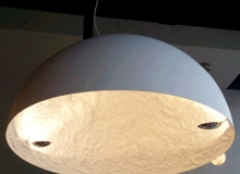 lighting: SPEZIALANFERTIGUNG STMOON ALL WHITE, DIAM. 80 CM, PREIS: 1690 €