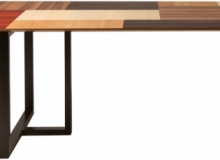 furniture: TABLE IN WENGE,CHERRY,WALNUT,EBONY,MAPLE AND PADOUK WOOD, 200,230 X 100 X H73CM | MRLT